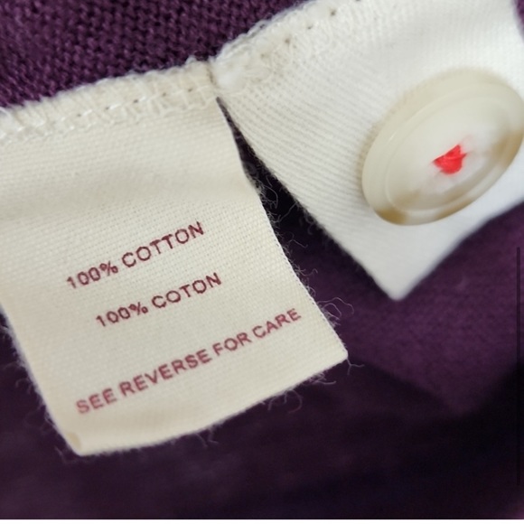 Worn once Free People Button Cuff Long Sleeve Tee Shirt Thermal Purple - Picture 4 of 5